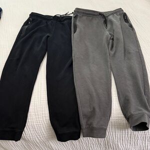 Old Navy Boys Black and Gray Jogger Pants L (10/12)